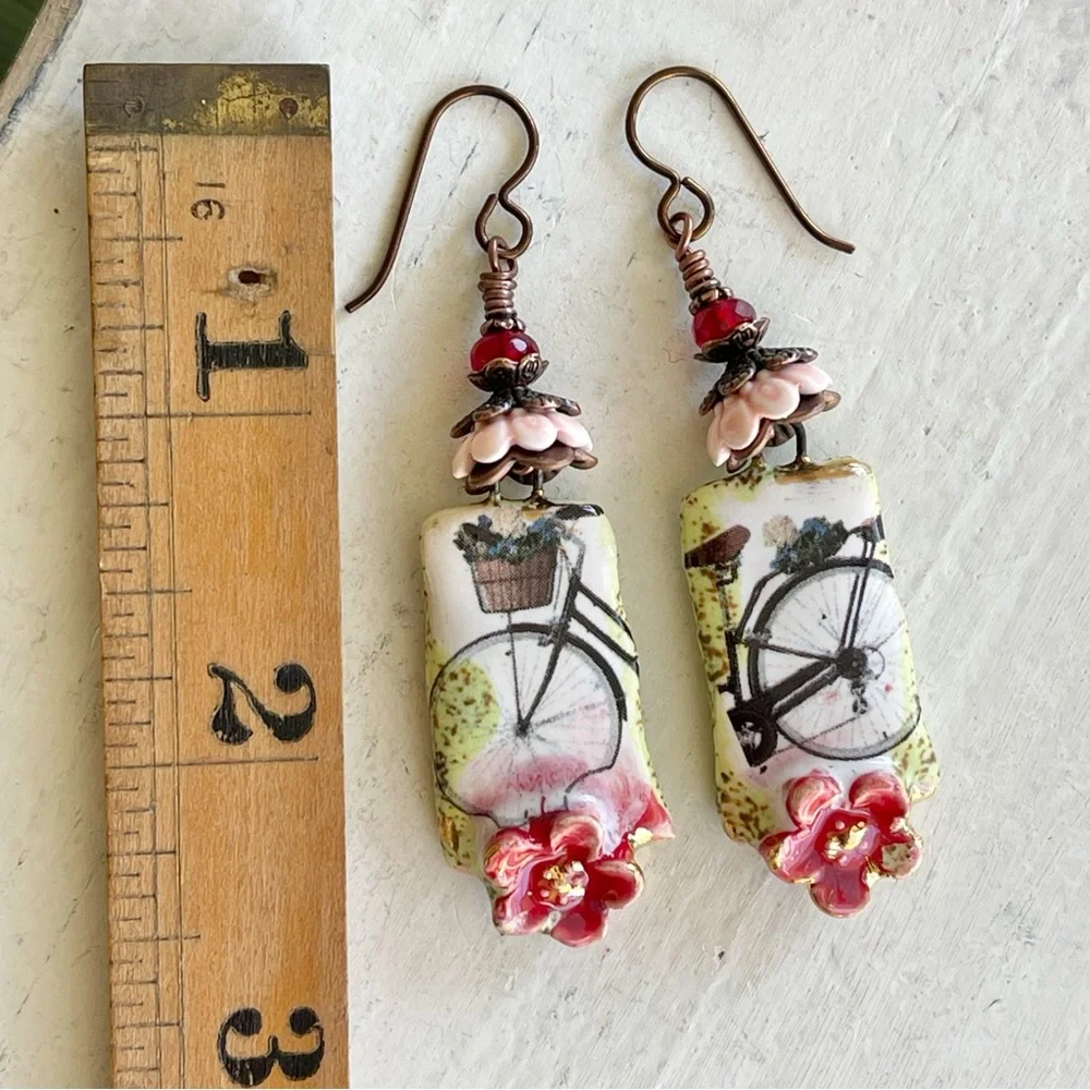 ARTISAN Earrings “Joy Ride” - Dangles - Picture 9 of 11